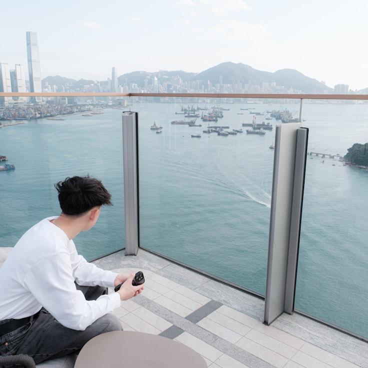 Entertainment zone at night in France